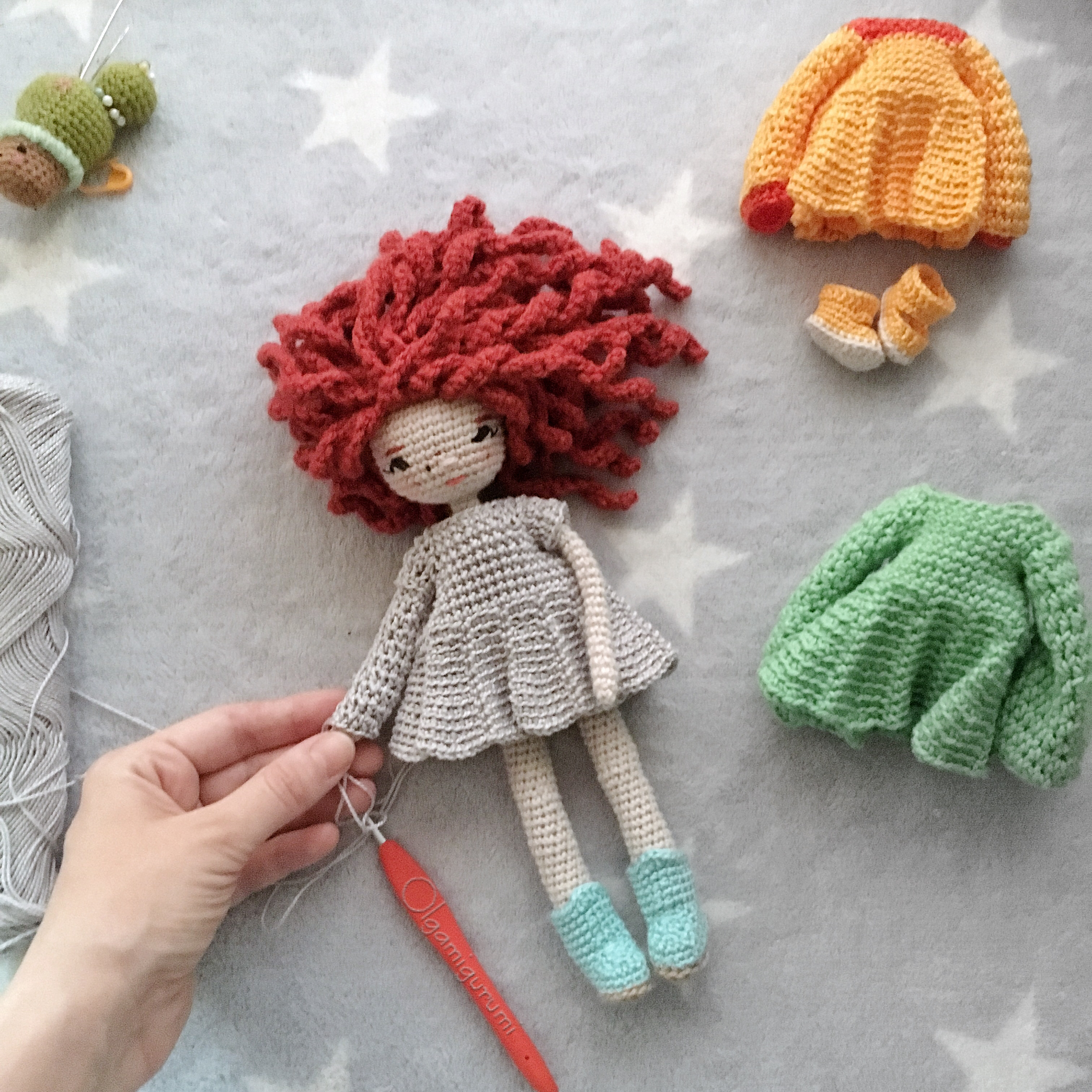 Consejos Más grande tranquilo Patrón de ganchillo vestido Agosto para muñecas/Crochet pattern dress  August for dolls - Handmade-happy con Olgamigurumi