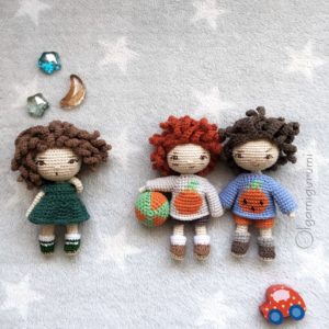 SÓLO EN ESPAÑOL. Combo de patrones amigurumi. Muñecos Eva y Lucas.