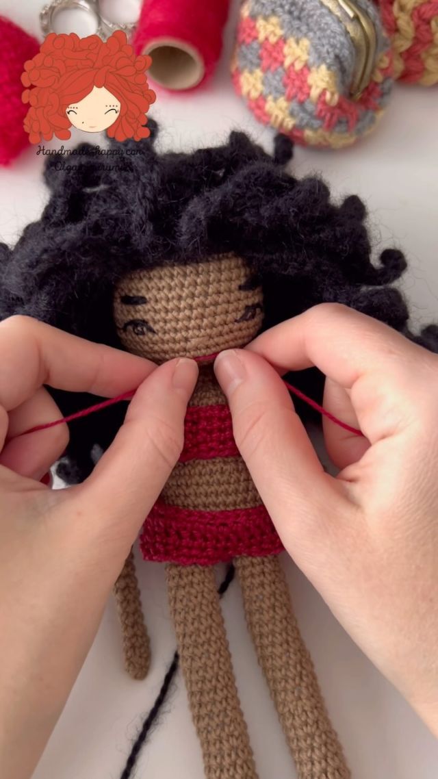 Trabajando ❤️ #olgamigurumi #mohair #amigurumi #doll #dollfashion #dollclothes #handmadehappy