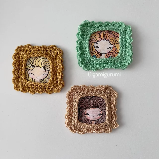 Mini galería de retratos 😊🧶❤️ 
#olgamigurumi #crochet #drawing #diyprojects